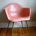 RESERVED for A.  Vintage Mid Century Modern Chromcraft Tulip Chair.