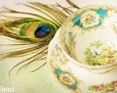 Peacock Tea - Fine Art Photo- Eva Ricci Studio- 12x8