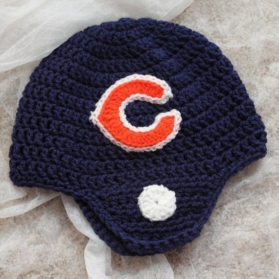 CROCHET PATTERN Chicago Bears Crochet Applique