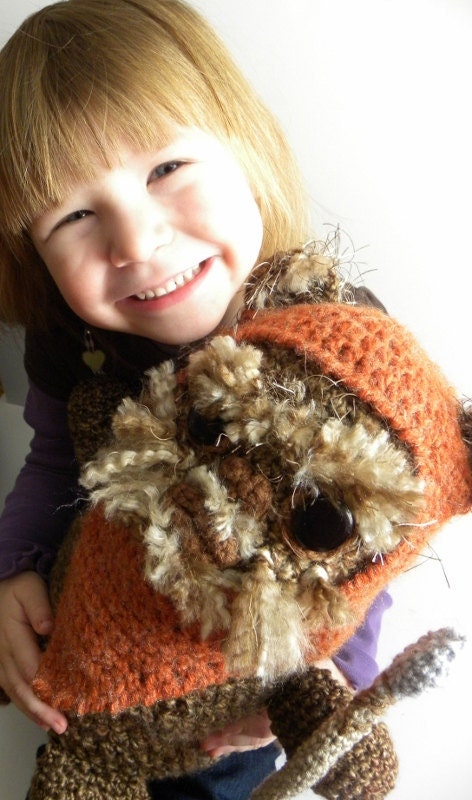 CROCHET PATTERN - Ewok Inspired Cuddle Buddy