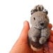 Toy Squirrel, waldorf toy, natural eco friendly plush stuffed animal