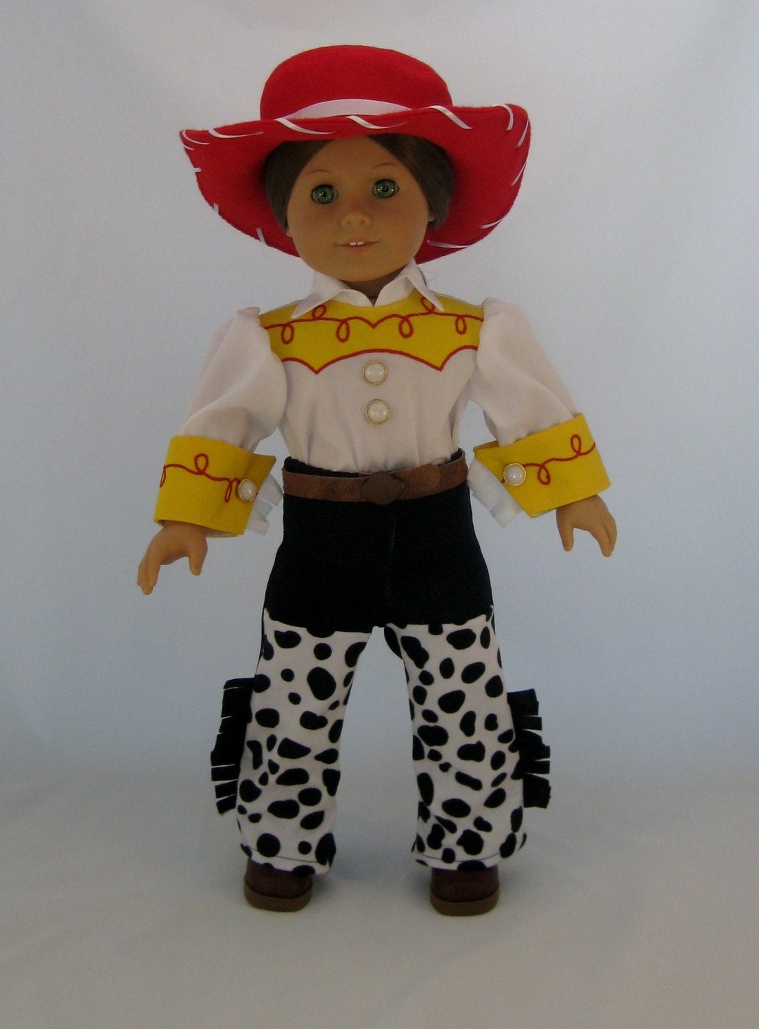 Doll Clothes Jesse Cowgirl Costume fits American Girl or other 18 inch Dolls