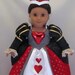 Queen of Hearts Costume for American Girl or other 18 inch Dolls