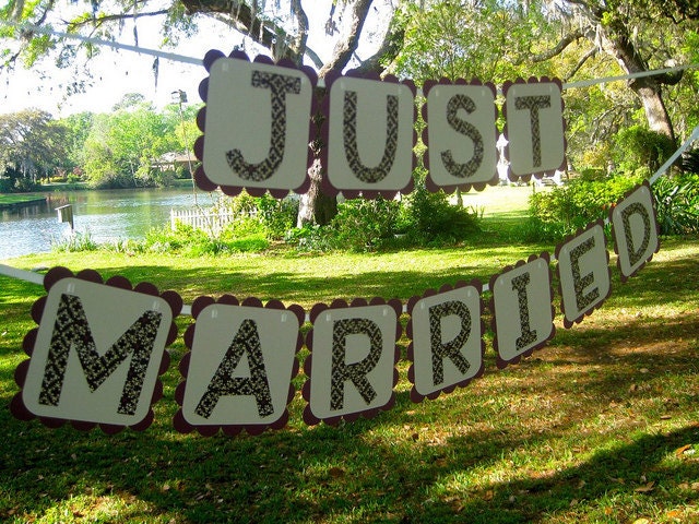 Just Married Banner