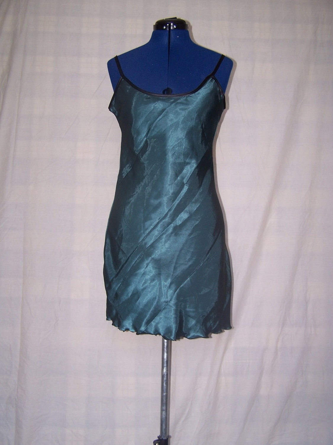 satin slip dress