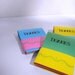 THANKS- set of 8 matchbook notepad