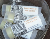 Tangerine Lip Balm-Lip Gloss-Moisturizing-Oval tube