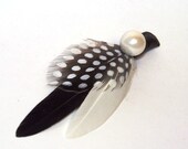 Tiny Black Pearl Boutonniere - ETSY Front Page Item