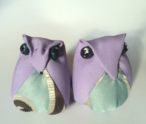 owl couple, Victor and Violet. "Owl love will last forever." Pair stuffed with love.