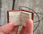 Major Lawrence- miniature book necklace
