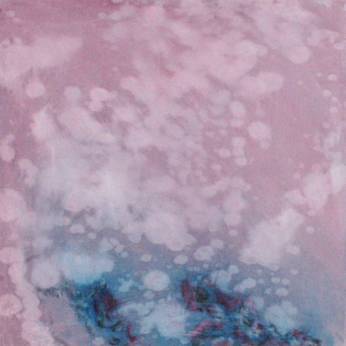 Original Oil on Canvas, Art, Painting, Abstract Art, Large 18 x 18 painting - Zen 2-2