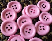 Big Fancy Buttons - Light Pink - 10 Buttons Only 2.95USD