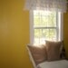 White Ruffled Valance