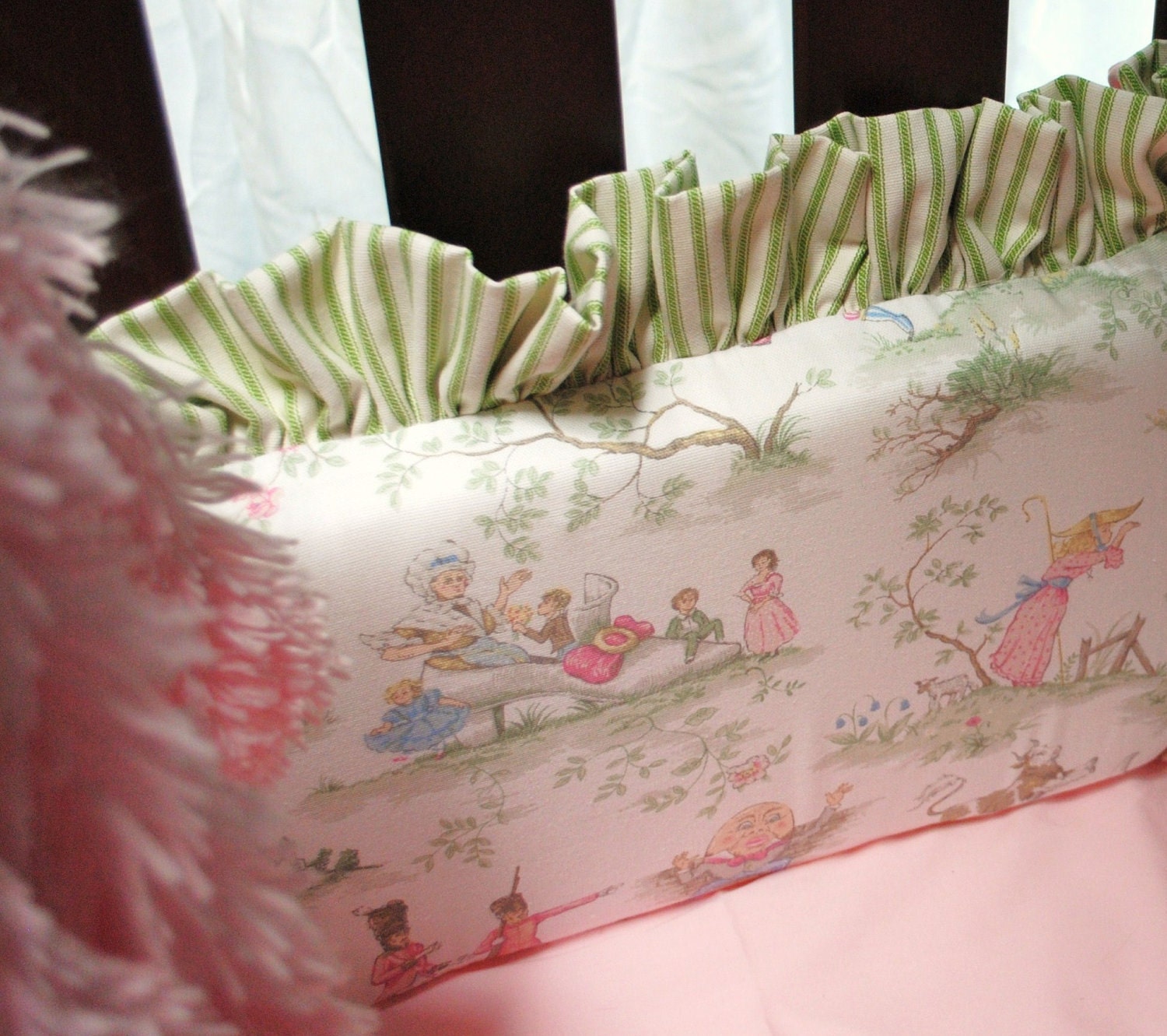 Toile Crib Bumpers