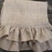 Ruffled Burlap Table Runner