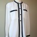 Vintage 1980s Two tone blouse