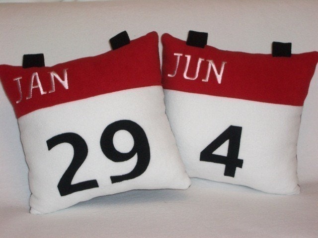 Calendar Icon Pillow