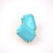 Turq Rectangular Earrings