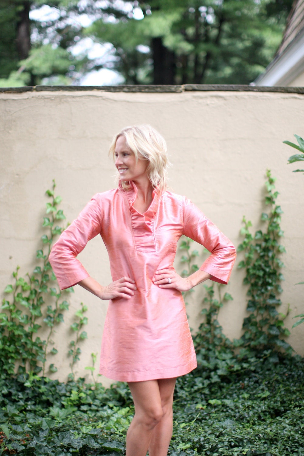 Caroline Ruffle Dress