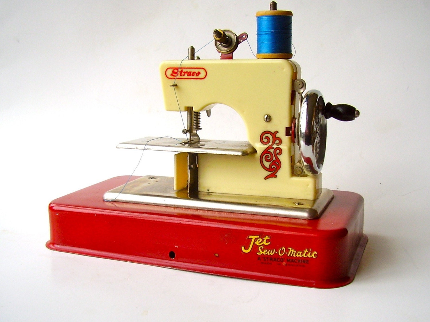 Child's Toy Straco Jet Sew-O-Matic Sewing Machine