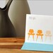 Miss You Midcentury Modern Greeting Card