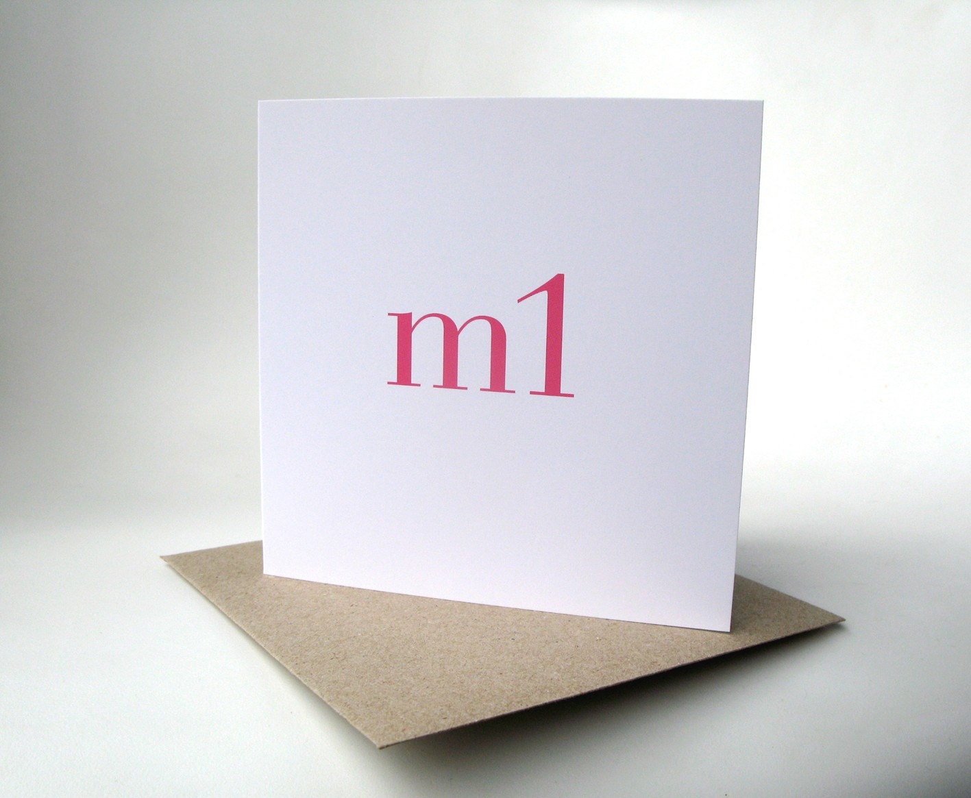 m1 new baby greeting card