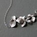 Silver Orchid Necklace