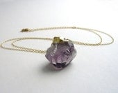 Raw Amethyst Necklace