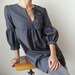 Dress or Tunic - My Garden - Grey color