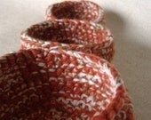 Frosted Autumn Upcycled Nesting Bowl Trio