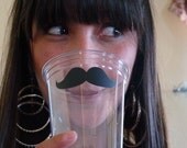 Mustache Stickers - 44 pieces