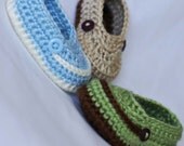 Baby Boy Booties Crochet Pattern for LITTLE MISTER LOAFERS digital