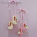 PDF Crochet Pattern for Baby Rosey Ballet Slippers - 4 sizes - Newborn to 12 months.