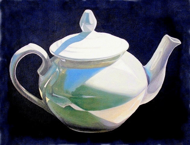 Art Print-TEAPOT-From Original Oil Painting Still life