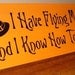 FLYING MONKEYS wood/vinyl sign HALLOWEEN