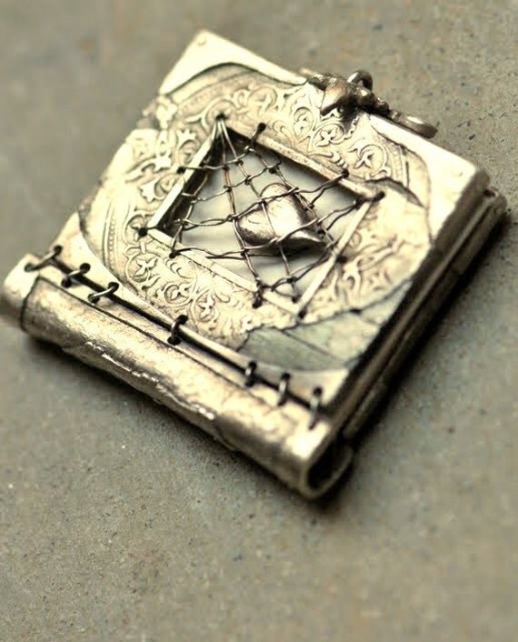 Sterling Silver Book of Lost Love by Christi Anderson