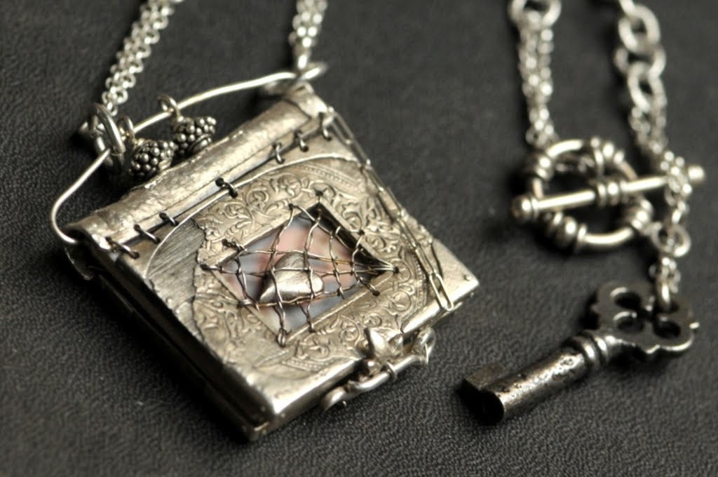 Sterling Silver Book of Lost Love by Christi Anderson