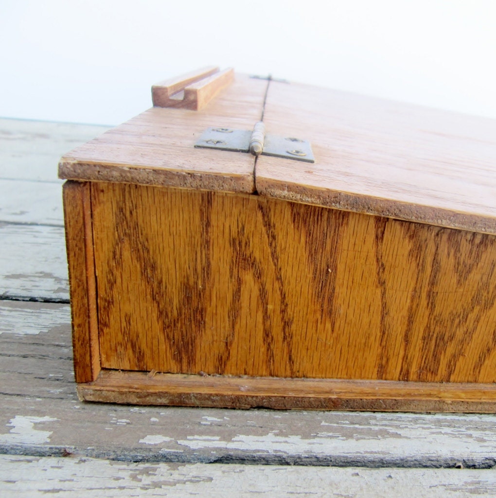 Podium Lectern Desktop Rustic Wooden Desk