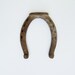 One Single Rustic Horseshoe for Luck