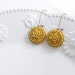 Yellow Flower Earrings, Mustard Flower Earrings, Flower Cluster Earrings, Vintage Style Jewelry, Buttercup Yellow, Autumn Fashion - Garland