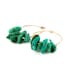 Turquoise Hoop Earrings Turquoise Earrings Gold Hoop Earrings Southwest Jewelry Boho Earrings - Santa Fe