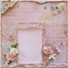 Shabby Chic Premade 12 x 12 Scrapbook Layout, Prima, Dusty Attic
