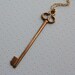The Simple Vintage Style Key Necklace