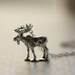 The Sterling Silver Moose Pendant