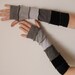 Arm Warmers Made From Upcycled Sweaters Man Teens Eco Friendly Funky Style Winter Fashion Upcycled Clothing
