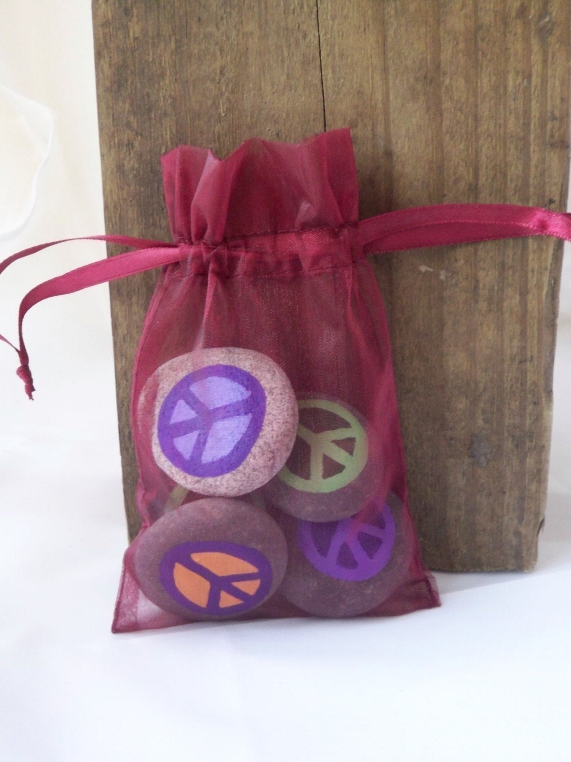 Set of numbered Peace Rocks