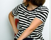 Roxy organic cotton sailor striped t-shirt