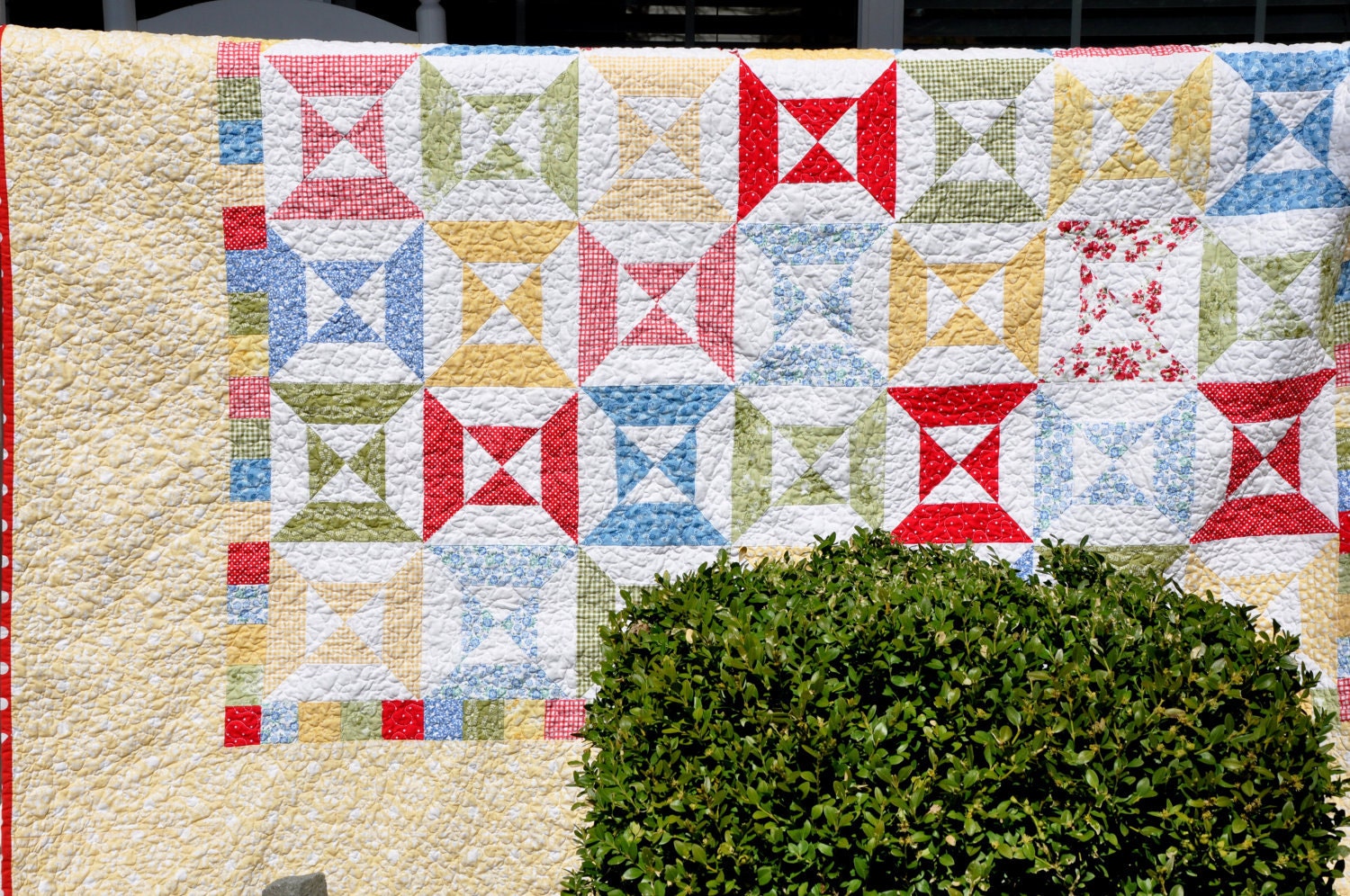Double Hourglass Template for Quilting