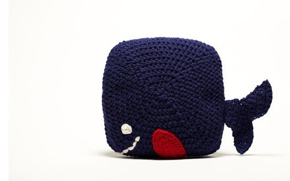 Crochet Whale Pillow