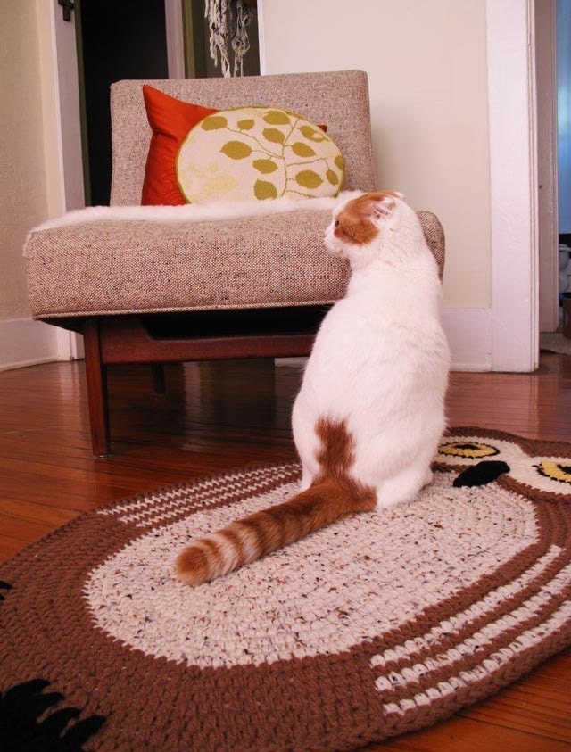 CROCHET OWL RUG